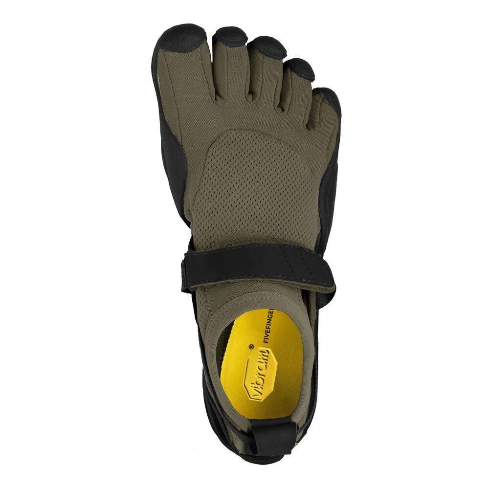 Vibram Five Fingers Mens KSO - Training Shoes Olive/Black - NCH063924